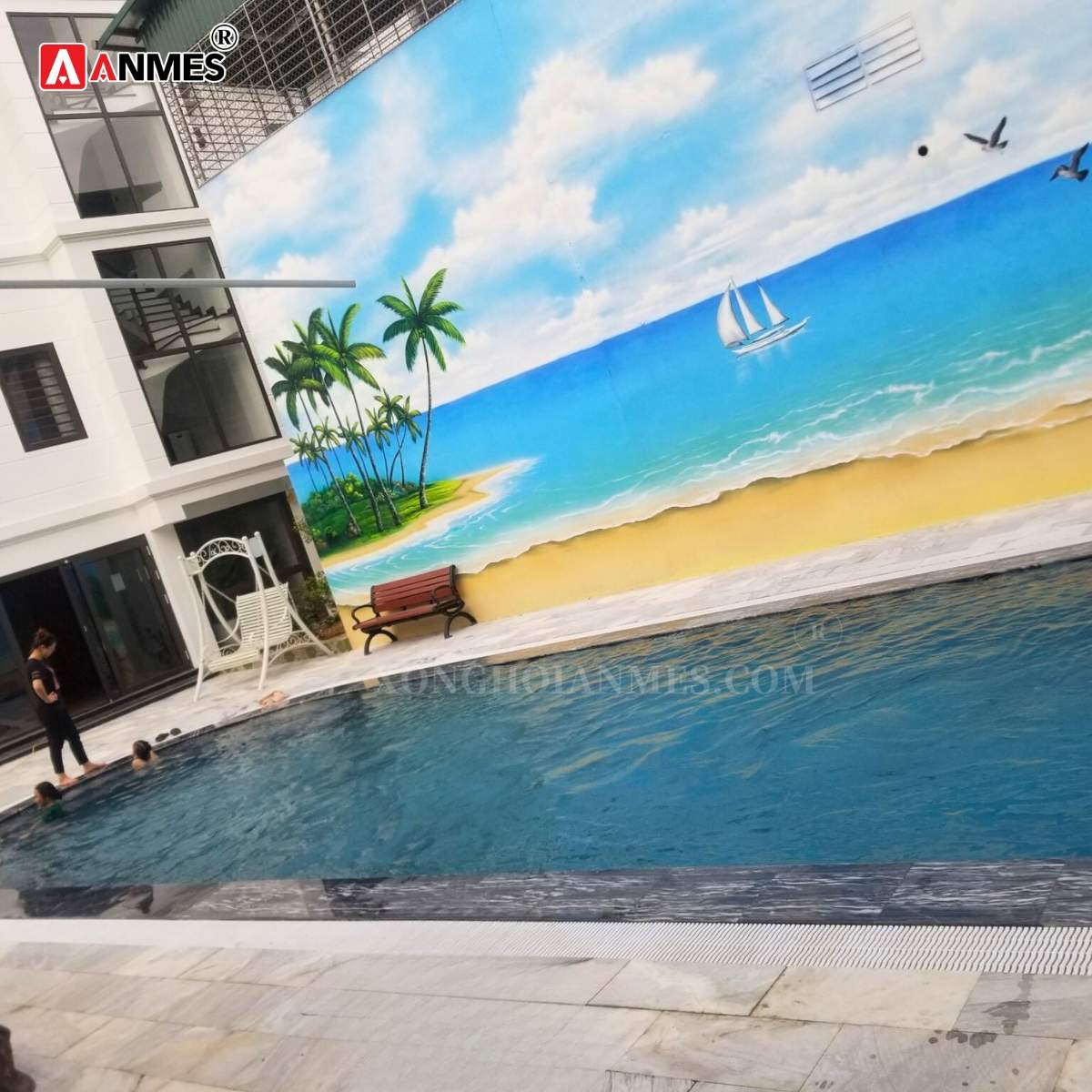 Vật liệu xây dựng và hoàn thiện bể bơi AB3